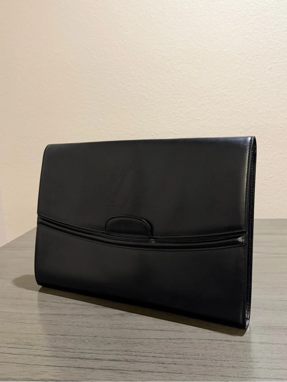 Louis Vuitton structured black